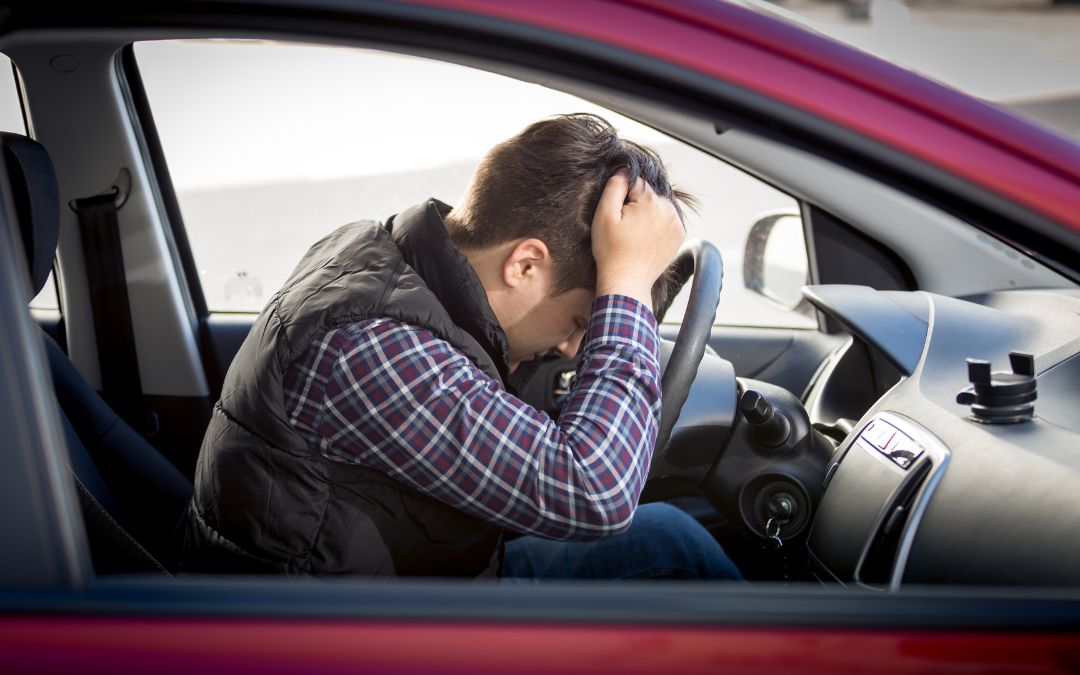 Stresująca jazda samochodem